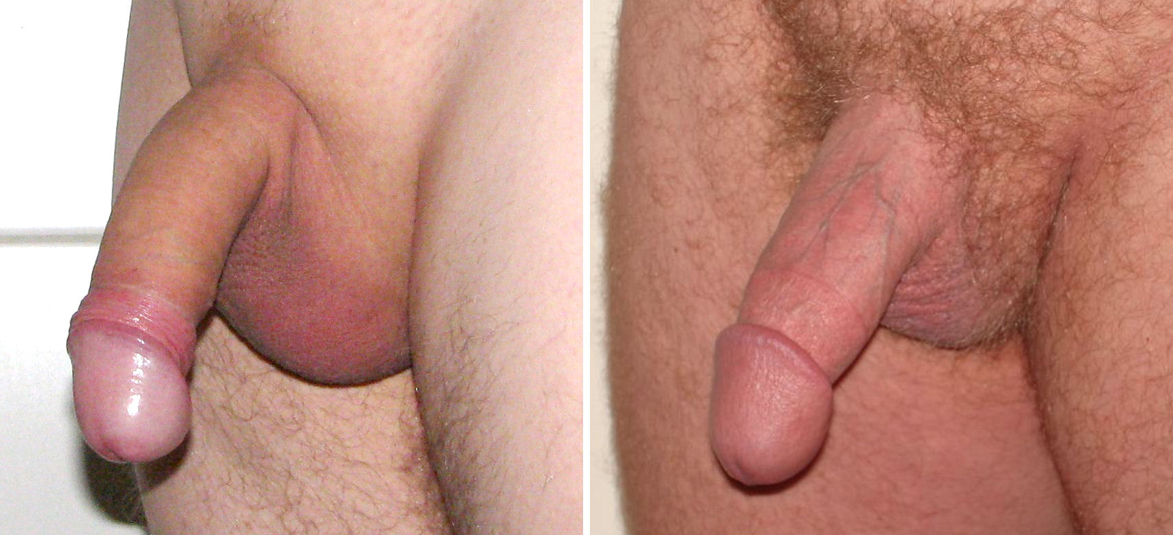 Uncircumcised cumshot
