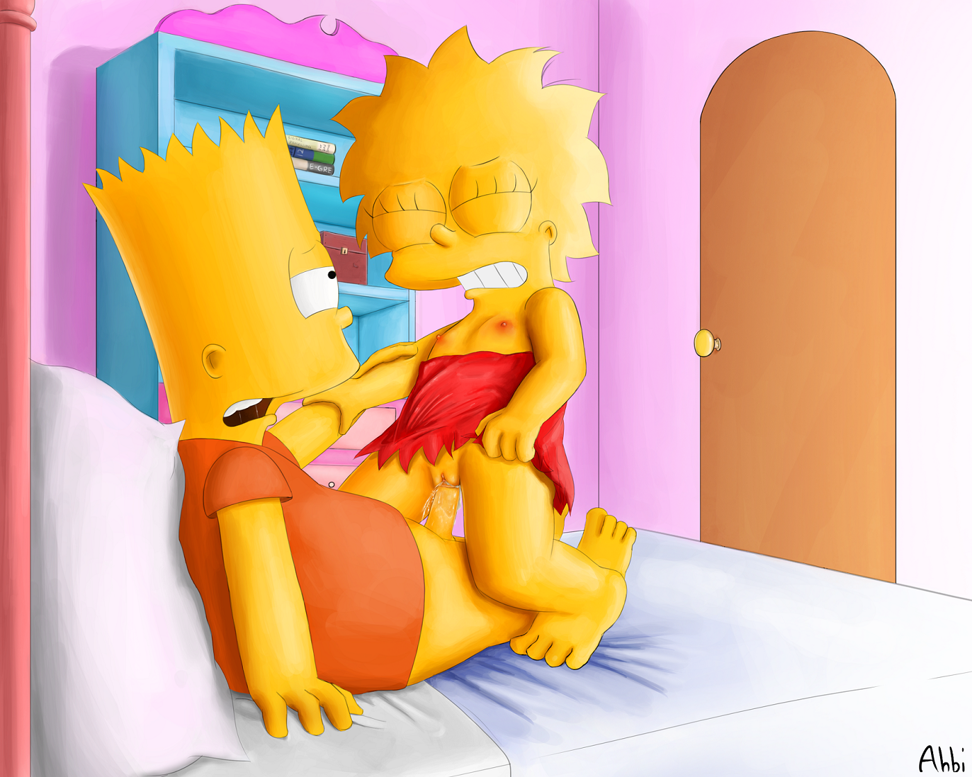 Simpson naked lisa Bart And
