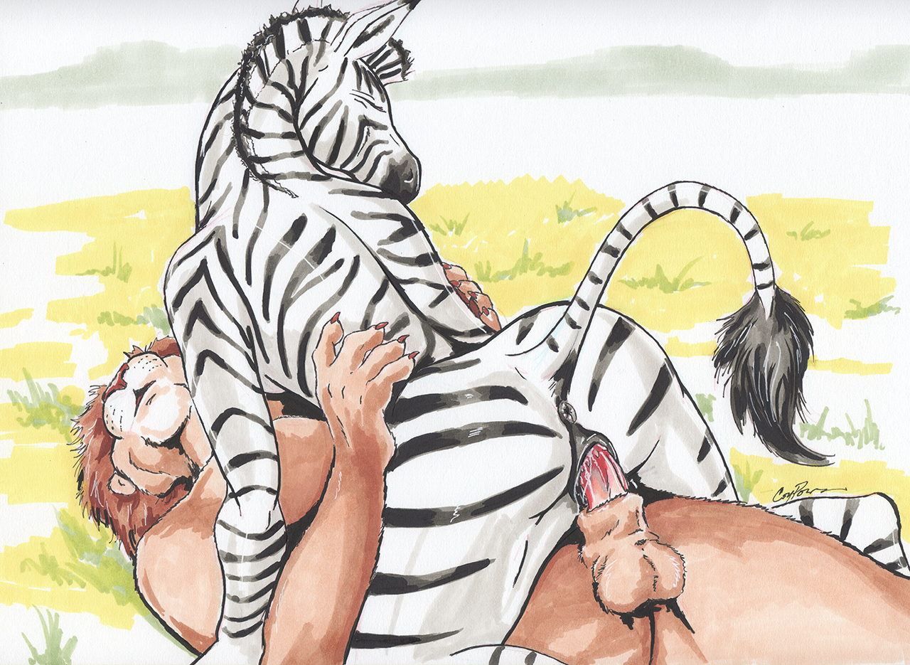 Порно комикс зебра фото 44