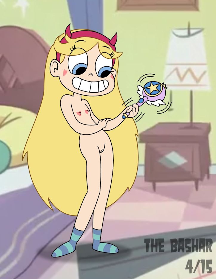 Star butterfly naked.