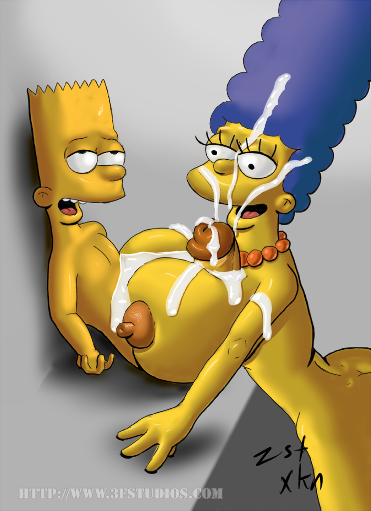 Marge simpson cum facial — pic 7