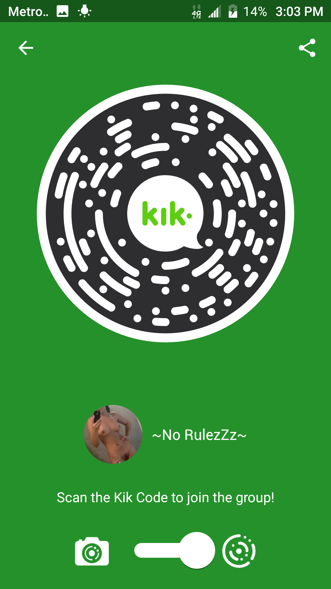 Kik codes to scan