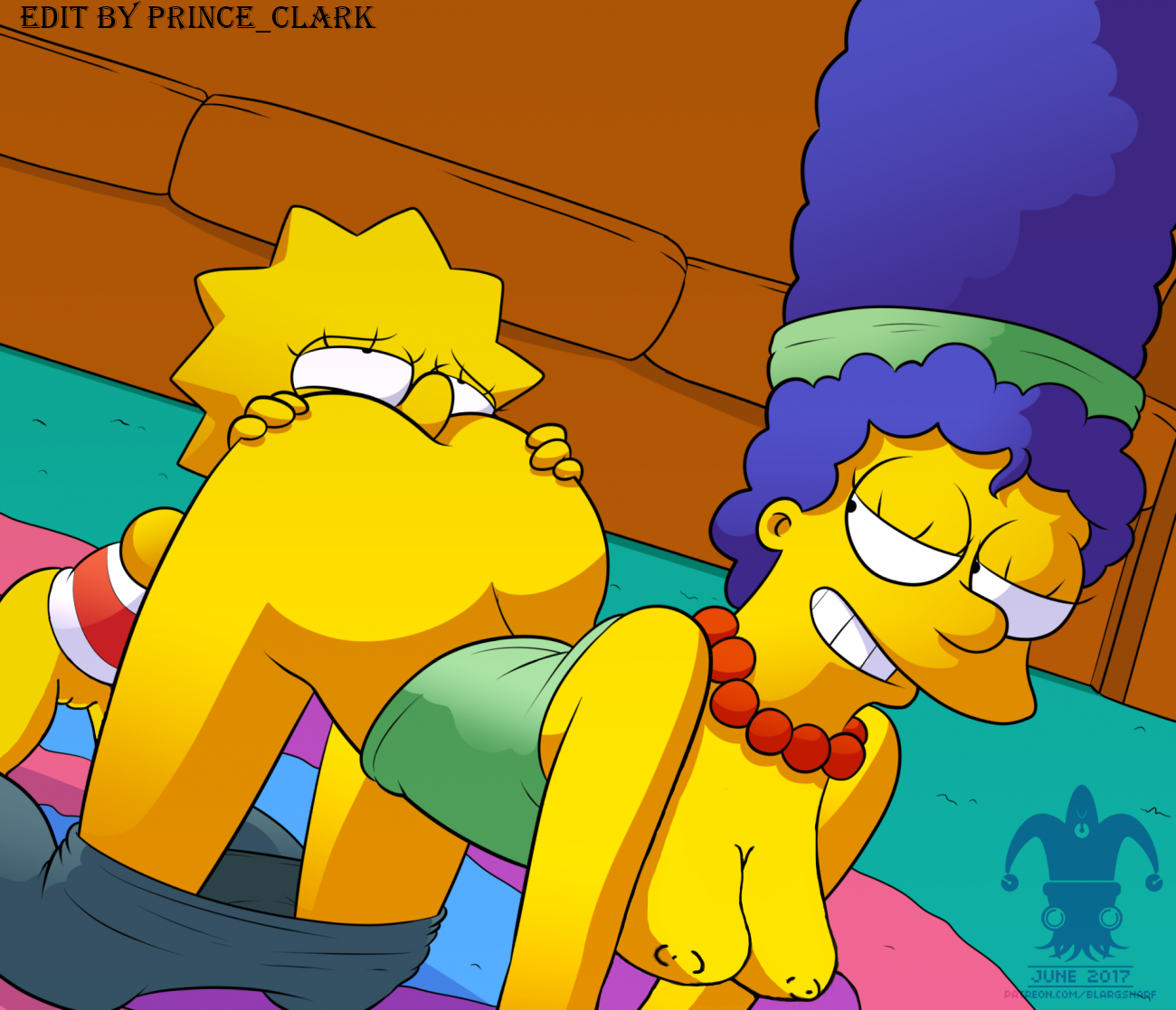 2448577 - Lisa_Simpson Marge_Simpson Prince_Clark The_Simpsons blargsnarf e...