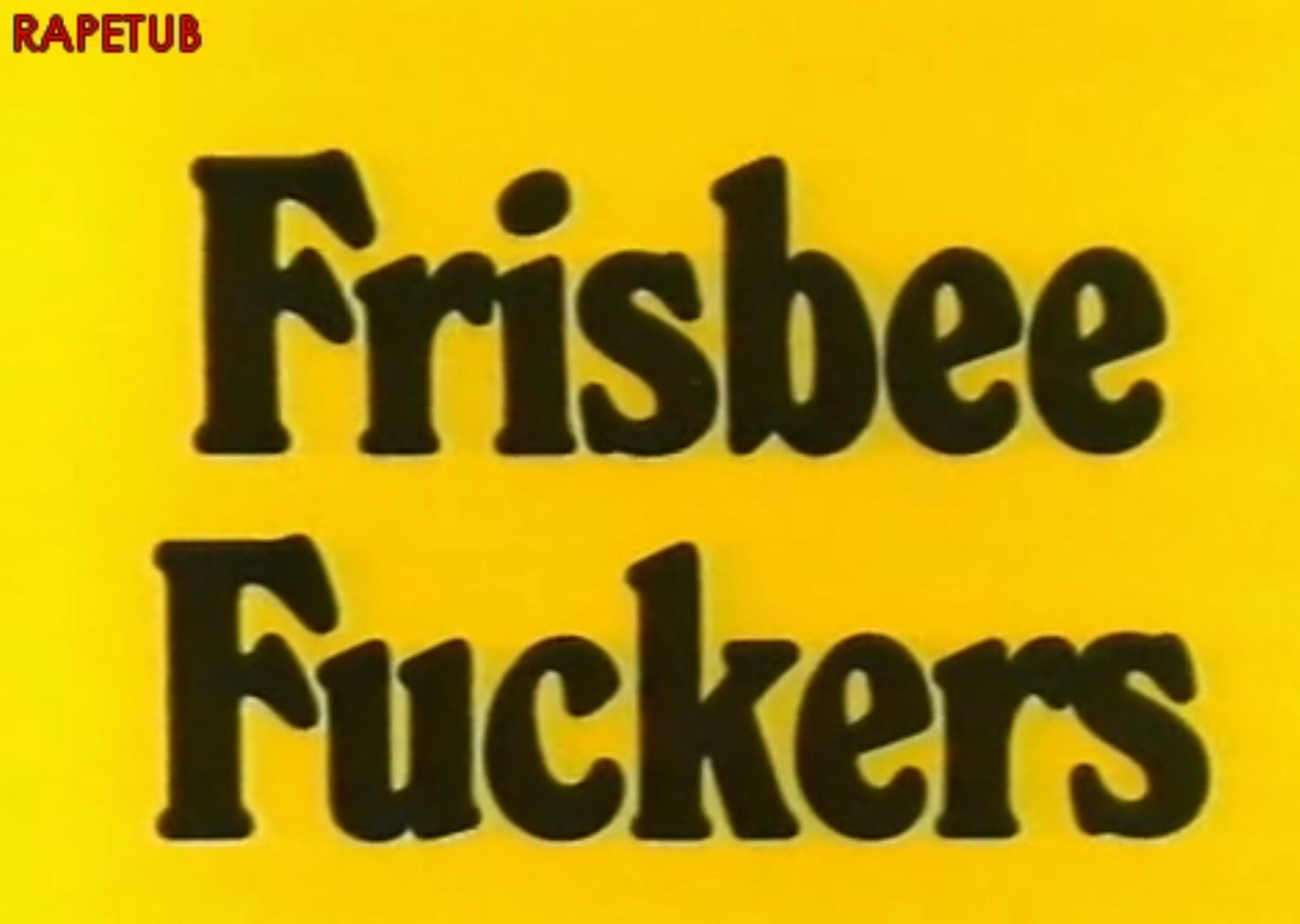 Vintage threesome frisbee fukers