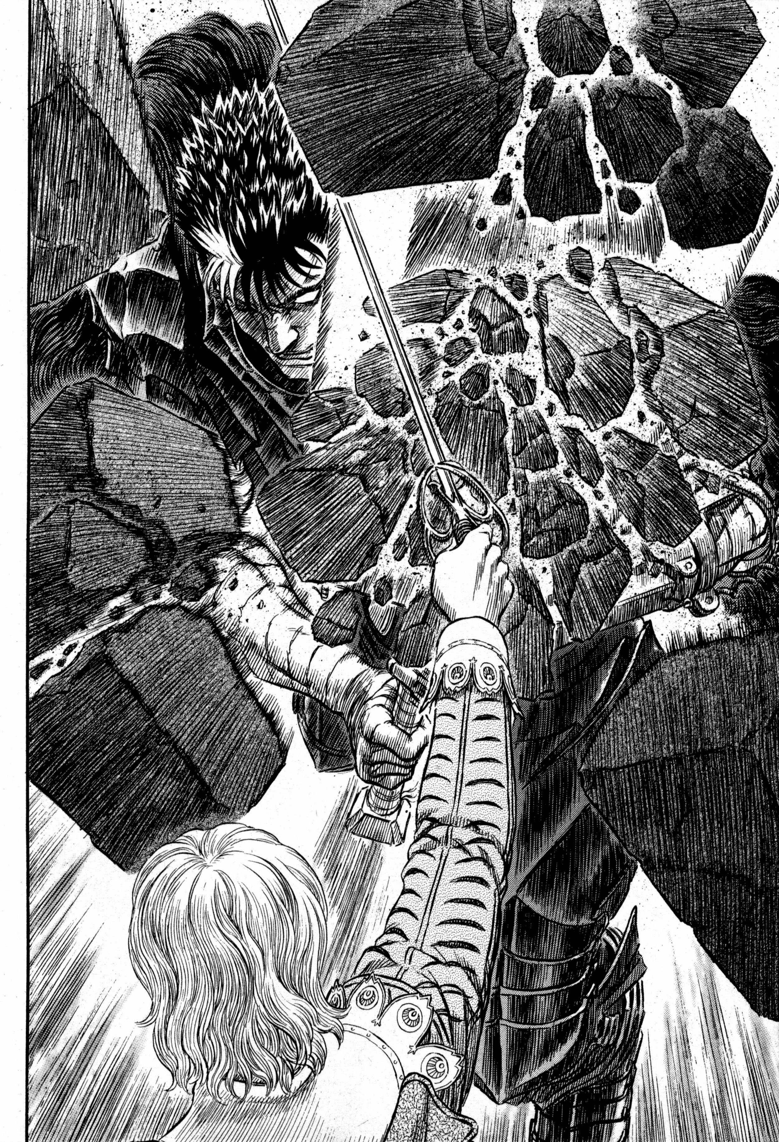 Манга по берсерку. Berserk Мангака. Гатс в первых главах. Манга Берсерк Мангака. Берсерк Фарнеза на мече.